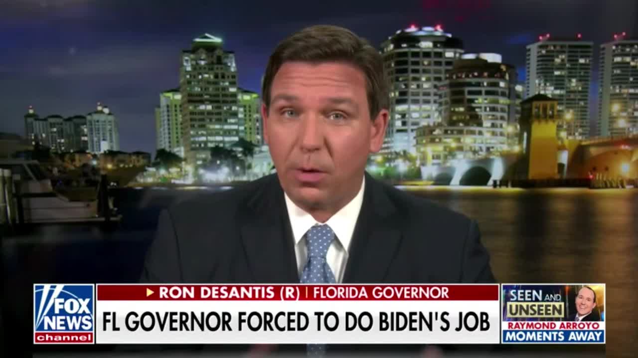 Gov. DeSantis: Let's Send Illegals to Delaware and Martha's Vineyard