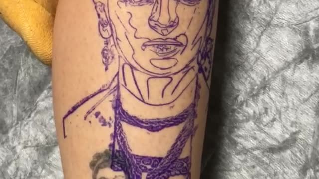 The perfect tattoo stencil #fridakahlo