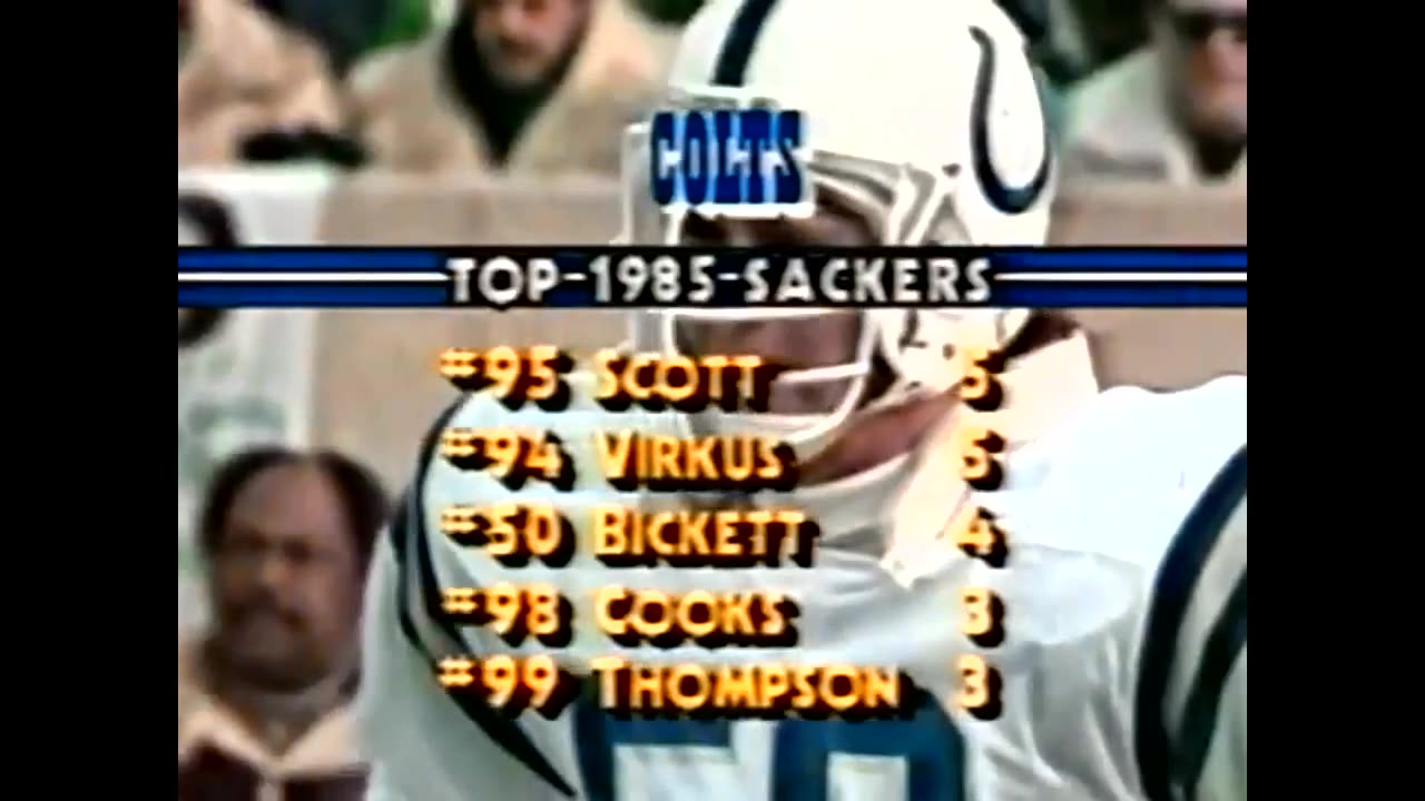 1985-14 Indianapolis Colts @ Chicago Bears