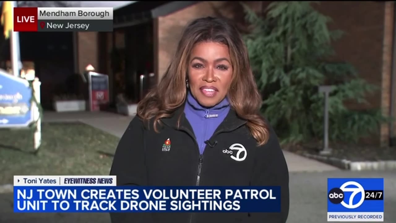 ABC News looking at a Star during the drone hysteria