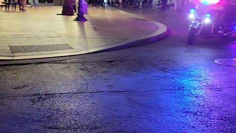 parade in New Orleans on Canal Street