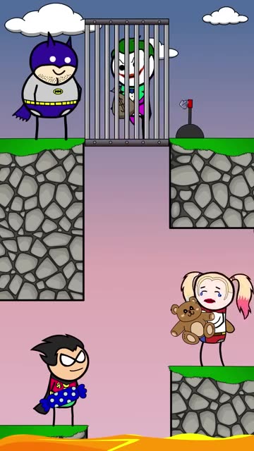 Fat Batman punishes the Evil Joker! | Funny Animation 😂😂😂 #shorts #animation #story #batman