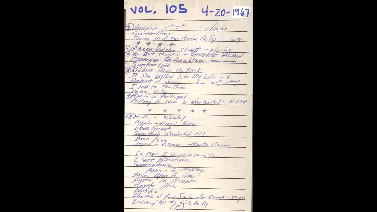 WTFM (Vol 105 TO BE EDITED) FM Radio – Lake Success LI – Late 1960s thru 1970s