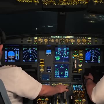 A330 Landing Cockpit view ✈️🛫