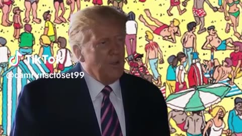 TRUMP FINDING OUT HE WAS INDICTED BECAUSE😝 WALDO IS MISSING!