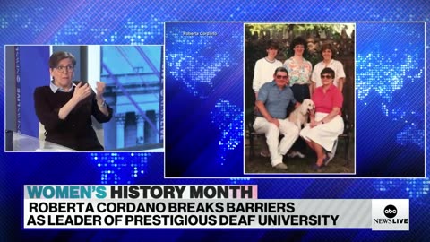 Roberta Cordano breaks barriers as leader of prestigious deaf university[720p-HD]