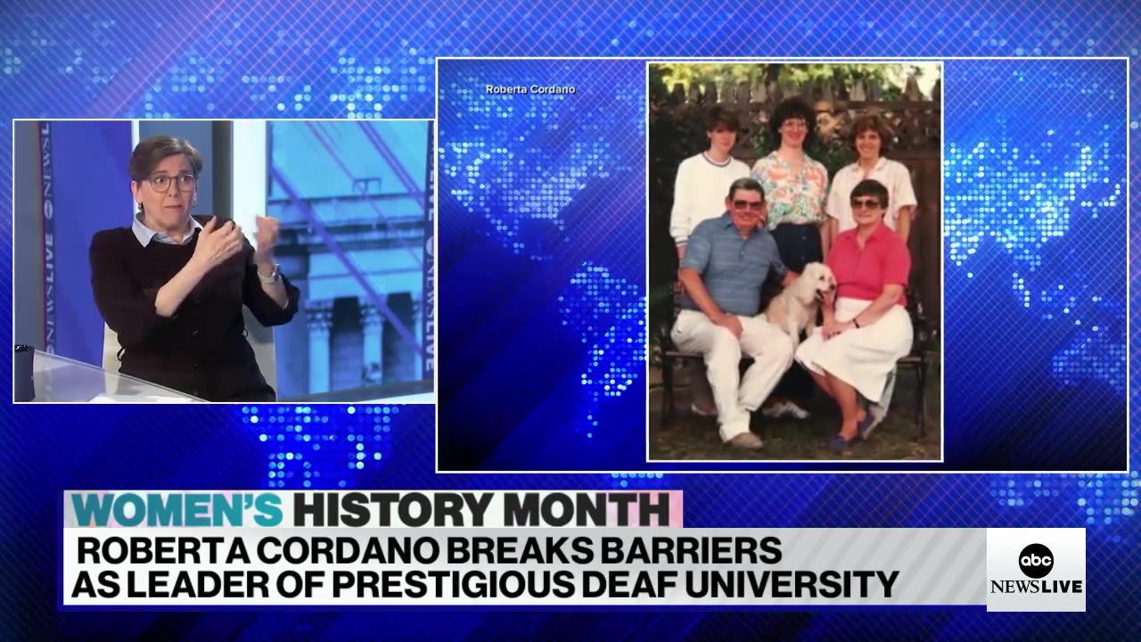 Roberta Cordano breaks barriers as leader of prestigious deaf university[720p-HD]