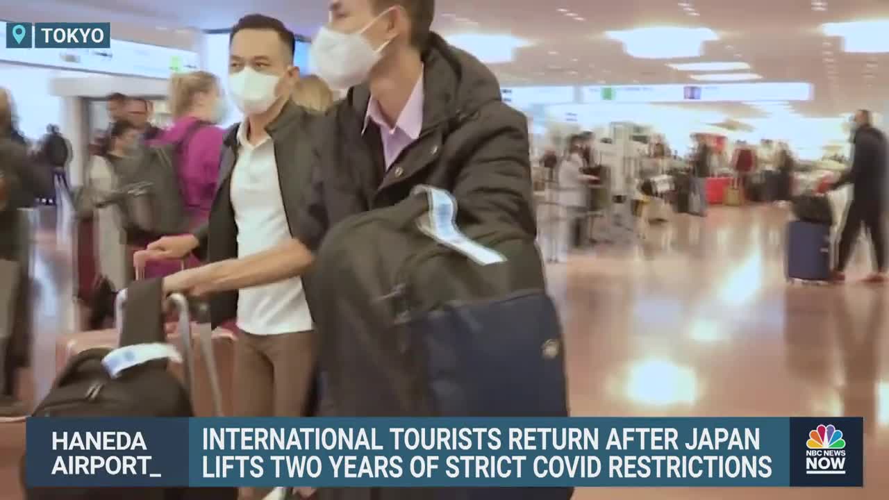 Tourists From Abroad Flock To Japan After Covid Restrictions Lifted