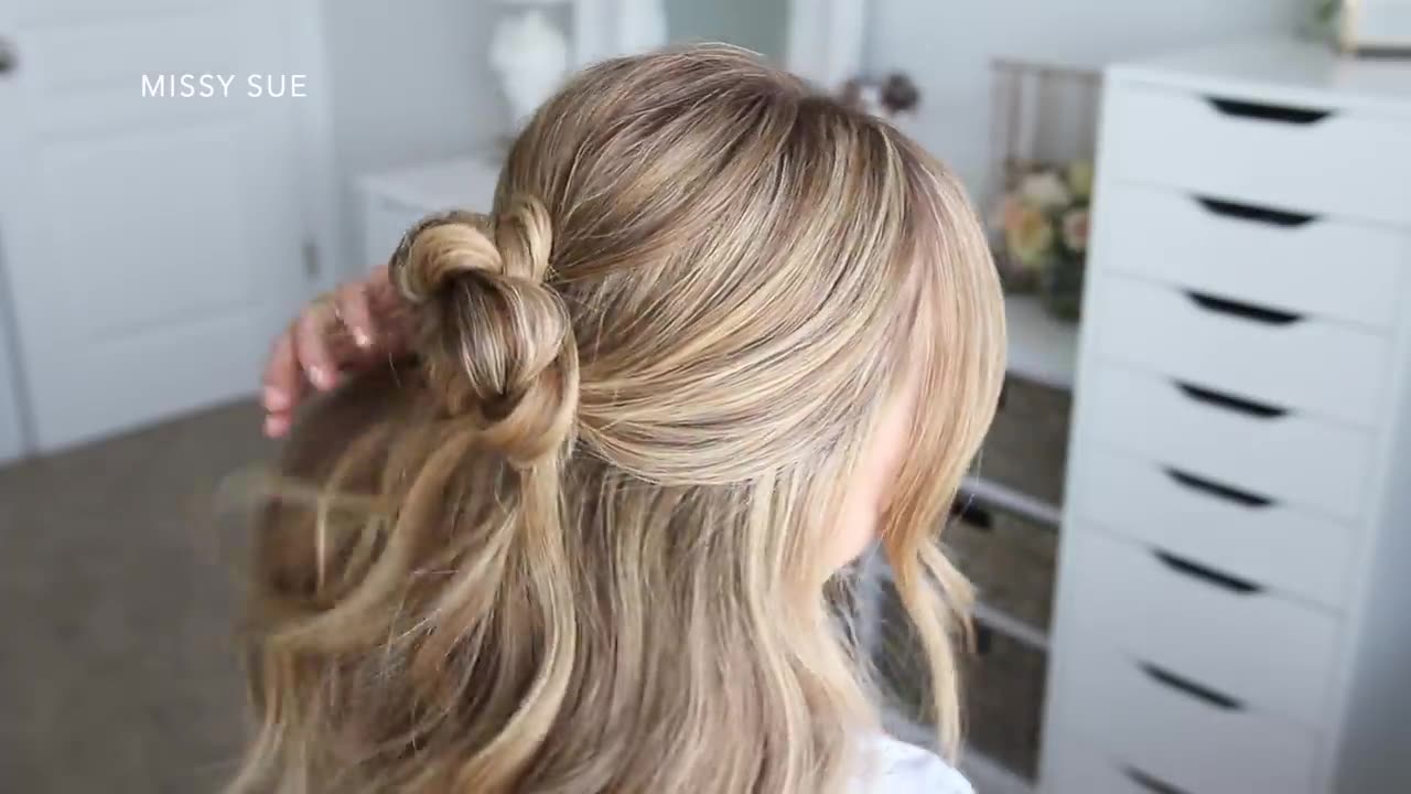 3 FALL HALF UPDOS 🍂 EASY HAIRSTYLES | Missy Sue