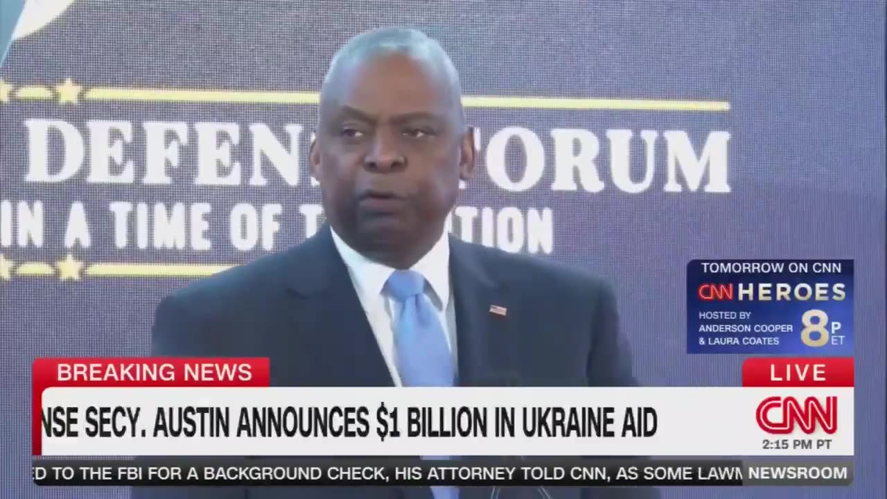 HERE WE GO: Secretary of Defense Lloyd Austin announces another $1 billion to Ukraine..