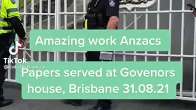 Brisbane governor has been SERVED!