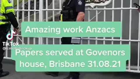 Brisbane governor has been SERVED!