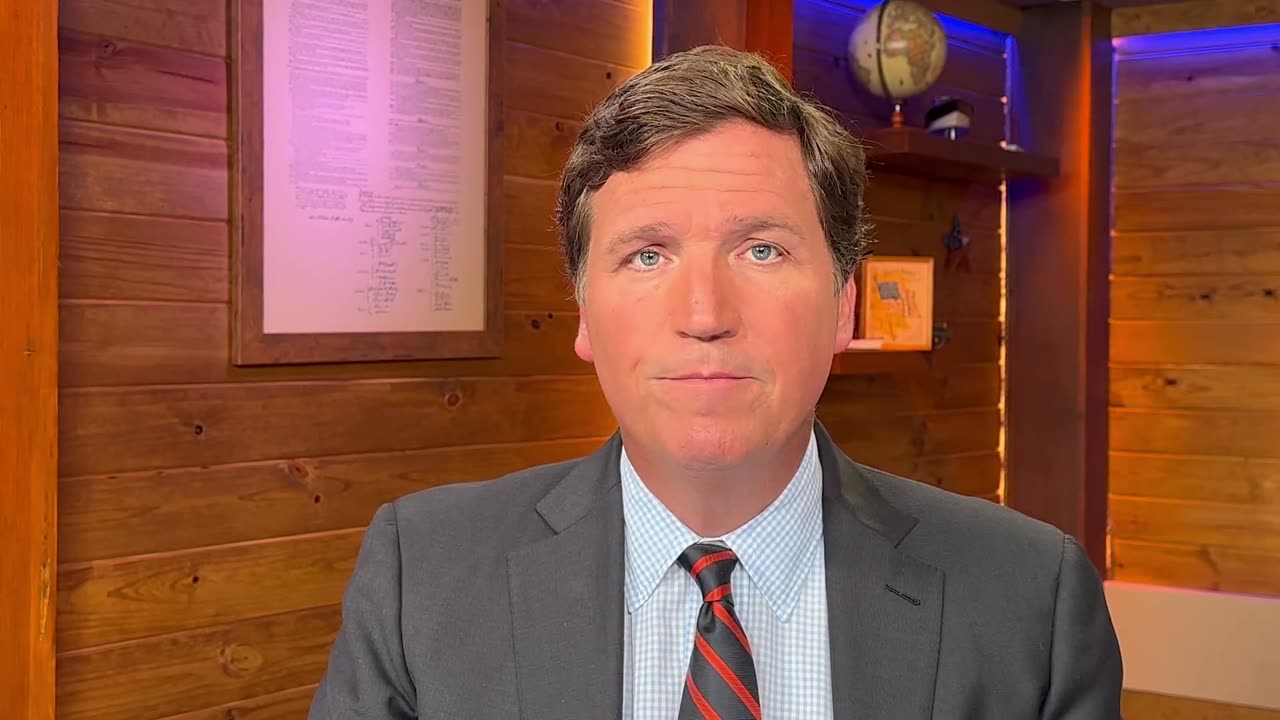 Tucker Carlson releases a video after being ousted from Fox News