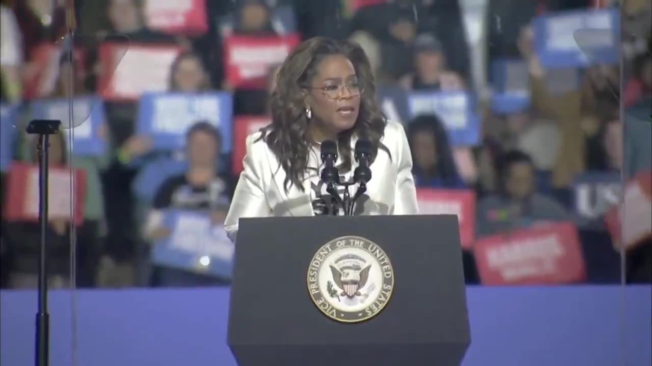 Oprah claims "we will not have the opportunity to ever cast a ballot again" unless Kamala wins