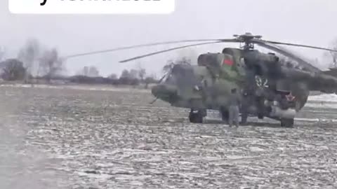 Rechysta, Belarus. Staging ground close to Ukraine border