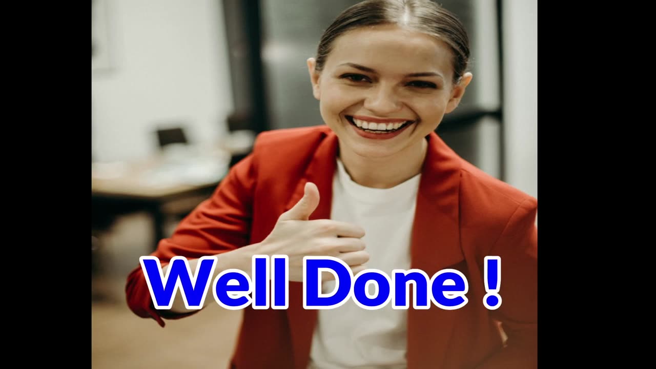 WELL DONE! (Sound Effect)