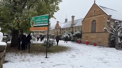 04 June 2024 |Heavy snowfall has blanketed Ladybrand, Free State