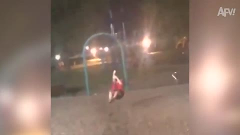 Watch Her PLAY and Hit the GROUND! 🤣 | Best Funny Fails | AFV 2022