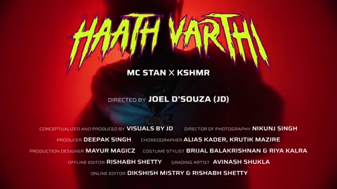 MC STΔN X @KSHMRmusic HAATH VARTHI (Official Video) | 2023