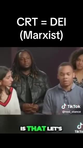 It's called Marxism and it's disgusting and sad! This young gal says it like it is. Watch👇
