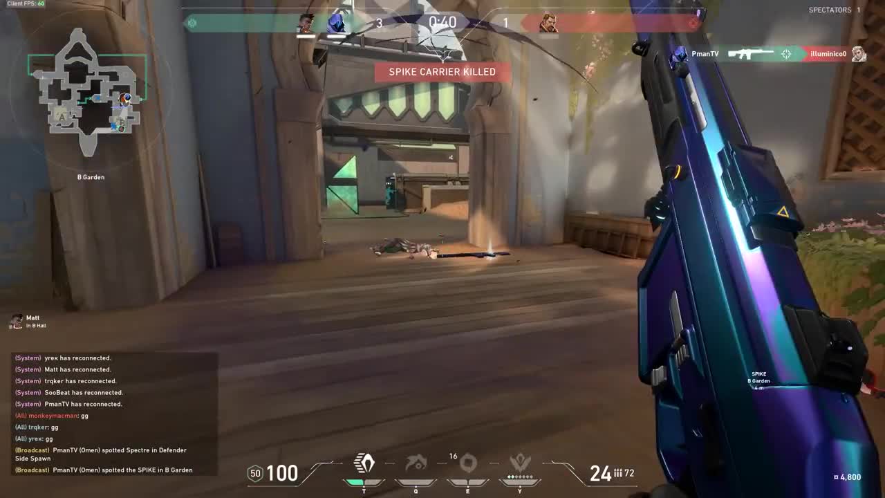Omen Fake Teleport On Bind