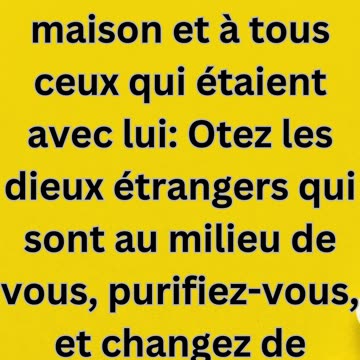 "Renouvellement spirituel à Béthel" Genèse 35:2.#shortsvideo #shorts #youtubeshorts #ytshorts #yt