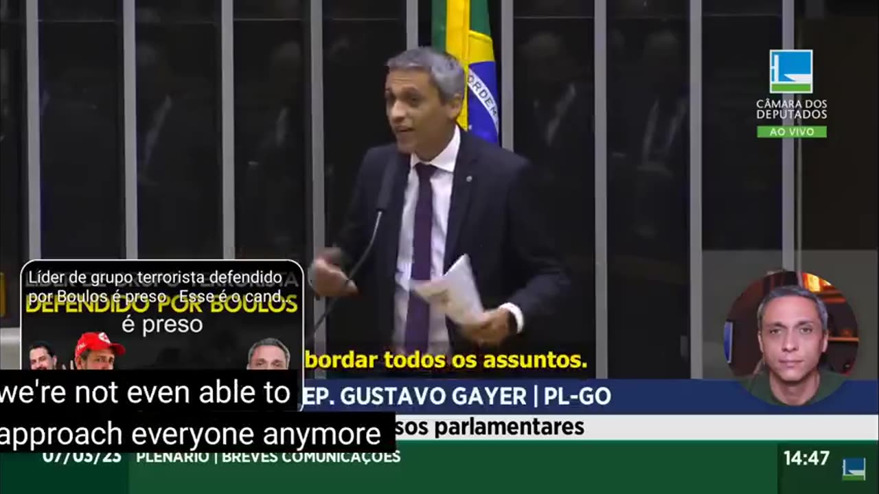 ME COMPADECI COM O SOFRIMENTO DOS DEPUTADOS DO CRIME ORGANIZADO. BY GUSTAVO GAYER