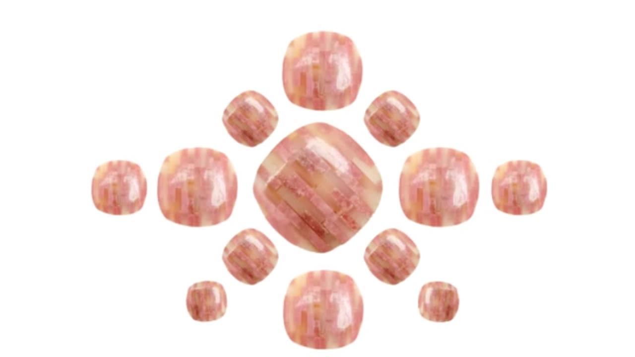 16mm Opal spiny oyster square cabochon pink color gemstone for Jewelry Making DIY