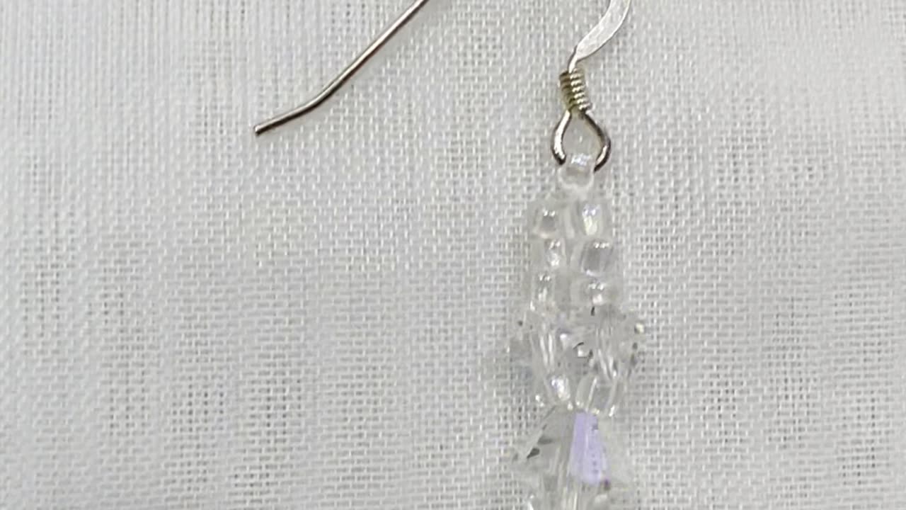 Handmade Unique 2.25” Drop Earrings with 925 Sterling Silver Hook. Party. Event