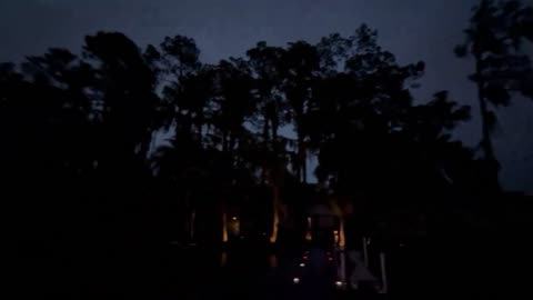 Sunset here in central Florida the effect of Hurricane Milton began, pray for us