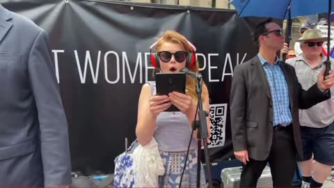 Powerful speech at #LetWomenSpeakMelbourne: “I USED to be an ally, but now after having my compassion as a woman weaponized against me…”