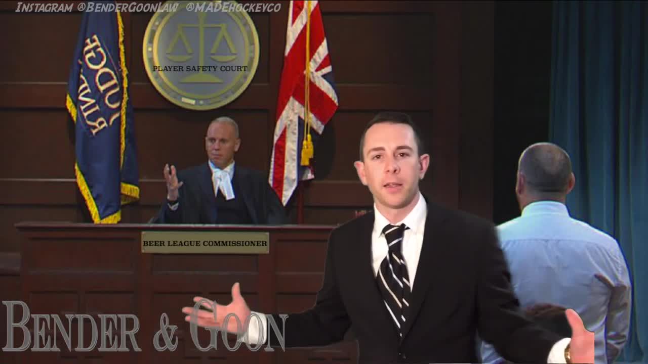 Hockey Internet Lawyer Apeals Beer League Suspension [Bender & Goon] PARODY