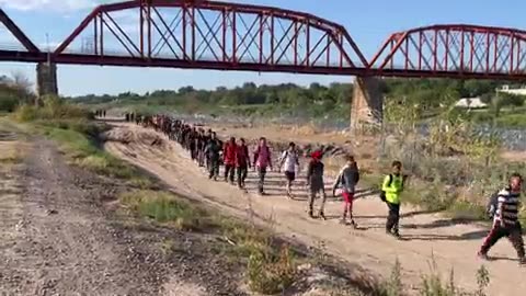 Every entry point of the US "border" is seeing a constant flow of people simply walking in.