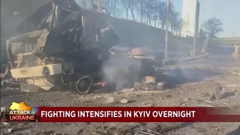 Russian push toward Ukraine " s capital