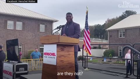 Republican Herschel Walker says in rambling speech he wants to be 'werewolf, not vampire'