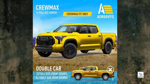 Review - Extra Durable Window Deflectors In-Channel Window Visors Rain Guards for Toyota Tundra