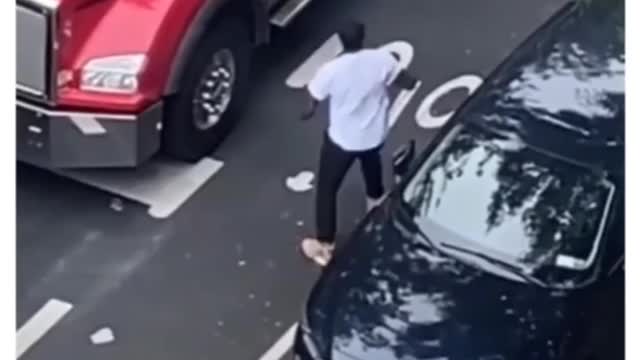 Some people handle road rage differently