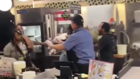 LB REACTION WAFFLE PUNCHES AT THE WAFFLE HOUSE
