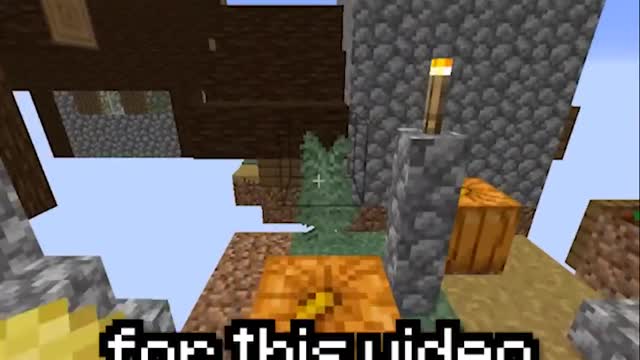 Minecraft, But 99 Percent Of The Chunks Are Gone... #tiktok #minecraft 