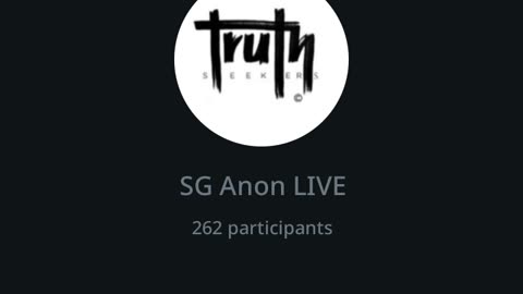 SG Anon Australians First Telegram Live - Explosive Information!!!