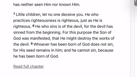 DAY 91: "Whoever Abides in Him Does Not Sin" (1 John 3:6)