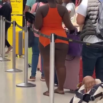 And she's going to sit on an airplane seat like that? Westworld