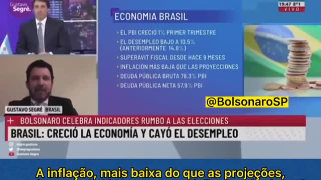 l'économiste argentin Segré a confirmé le boum de l'économie brésilienne avec Bolsonaro