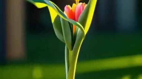 Garden grass dancing