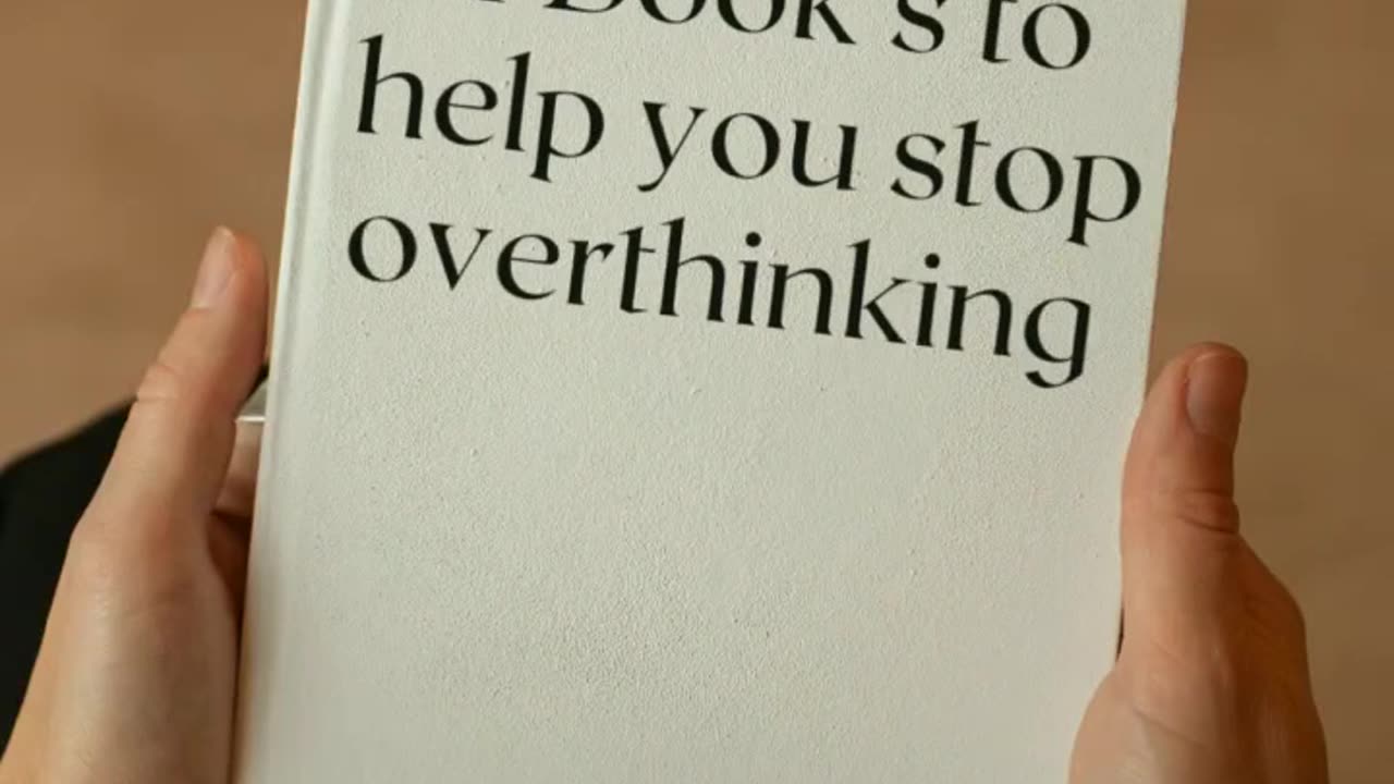 Motivation💎4 Book's to help you stop overthinking 📚|#shorts