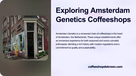 Exploring Amsterdam Genetics Coffeeshops