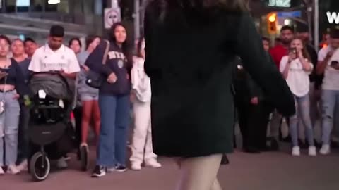 She’s only 12 and she has the confidence to do a runway walk