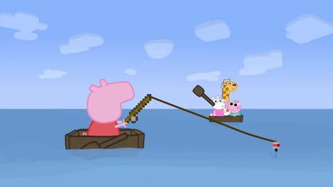 Minecraft Speedrunner Peppa Vs 4 Hunters Animation-7