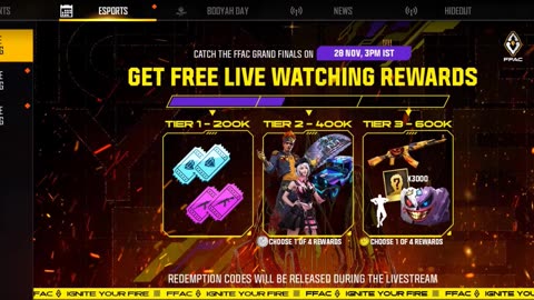 Free fire new test
