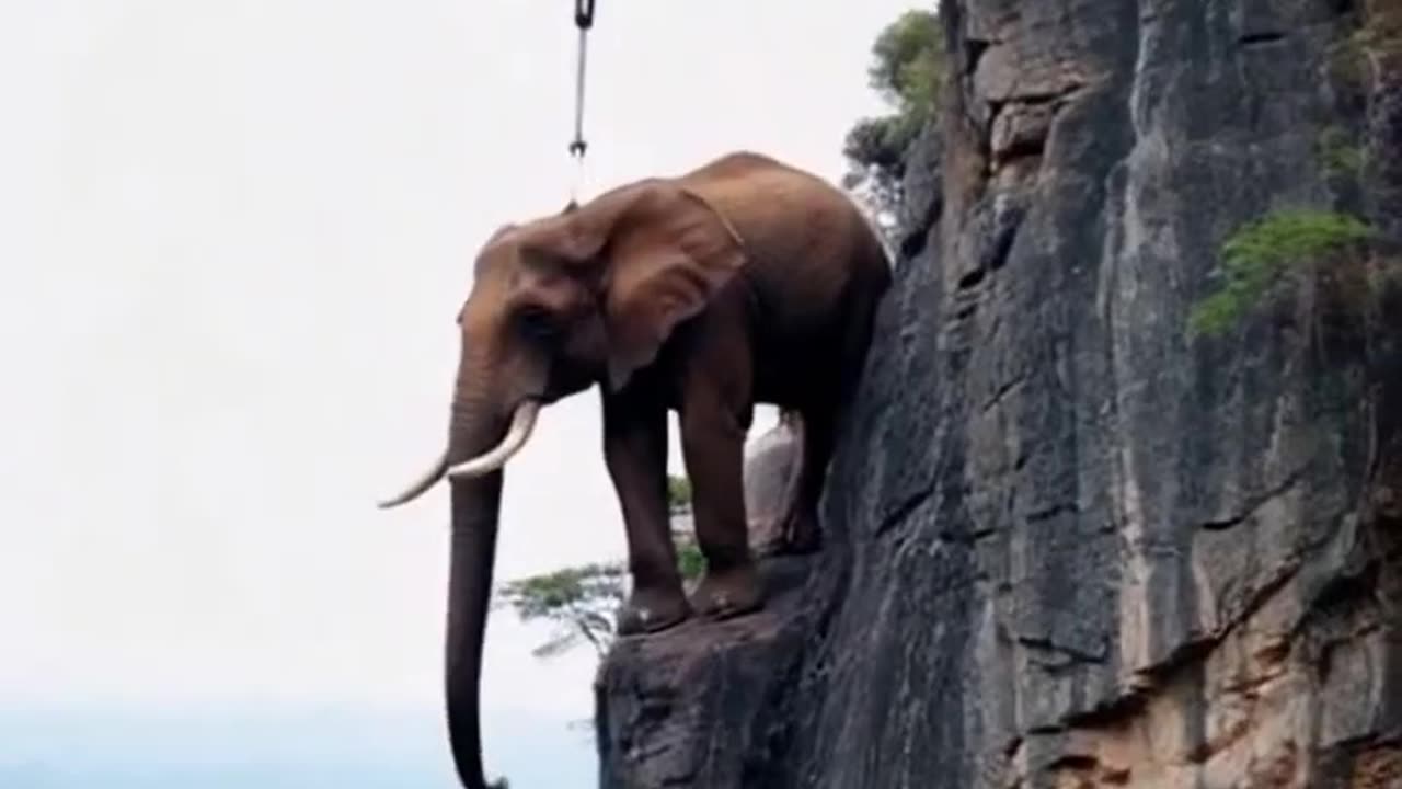 rescue the elephant from danger